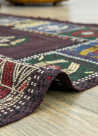 Soho Antiq-Açelya Rustik El Dokuma Cicim Yün Kilim 120x168 Cm-Kilim-5-Milagron.com
