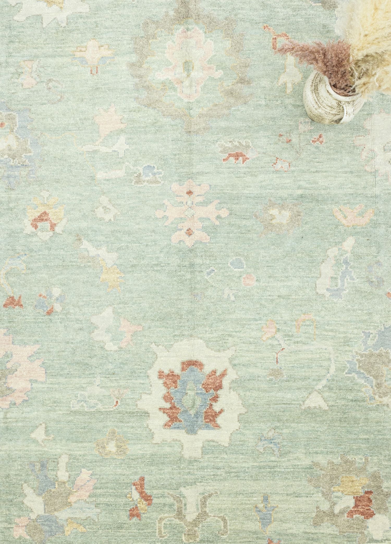 Soho Antiq-Adin Pastel Renkli El Dokuma Uşak Halısı 305x415 Cm-Halı-3-Milagron.com