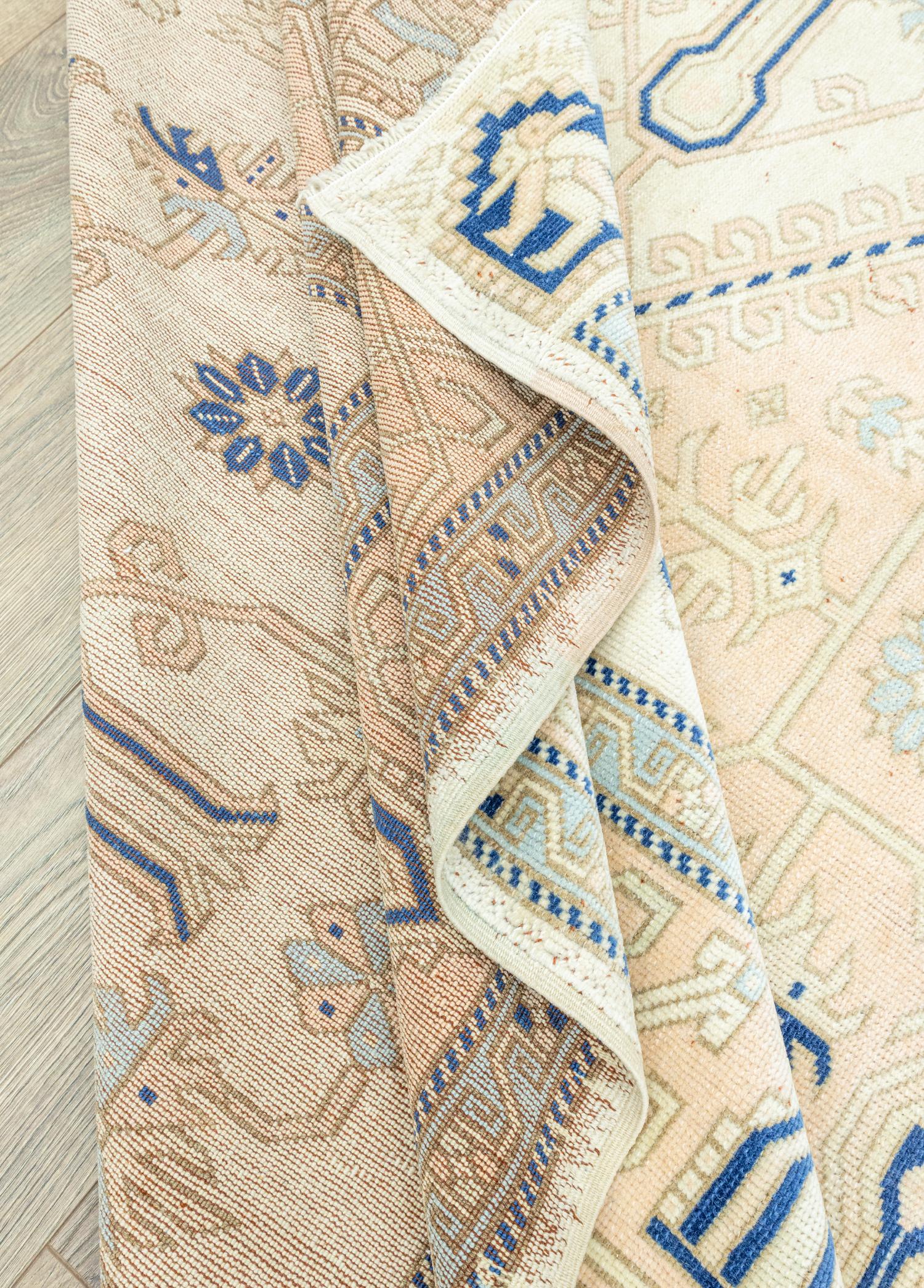 Soho Antiq-Afya Etnik Desenli El Dokuma Yün Halı 198x292 Cm-Halı-6-Milagron.com