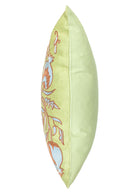 Soho Antiq-Ahu Floral Tasarımlı İpek Kırlent 45x45 Cm-Kırlent-5-Milagron.com