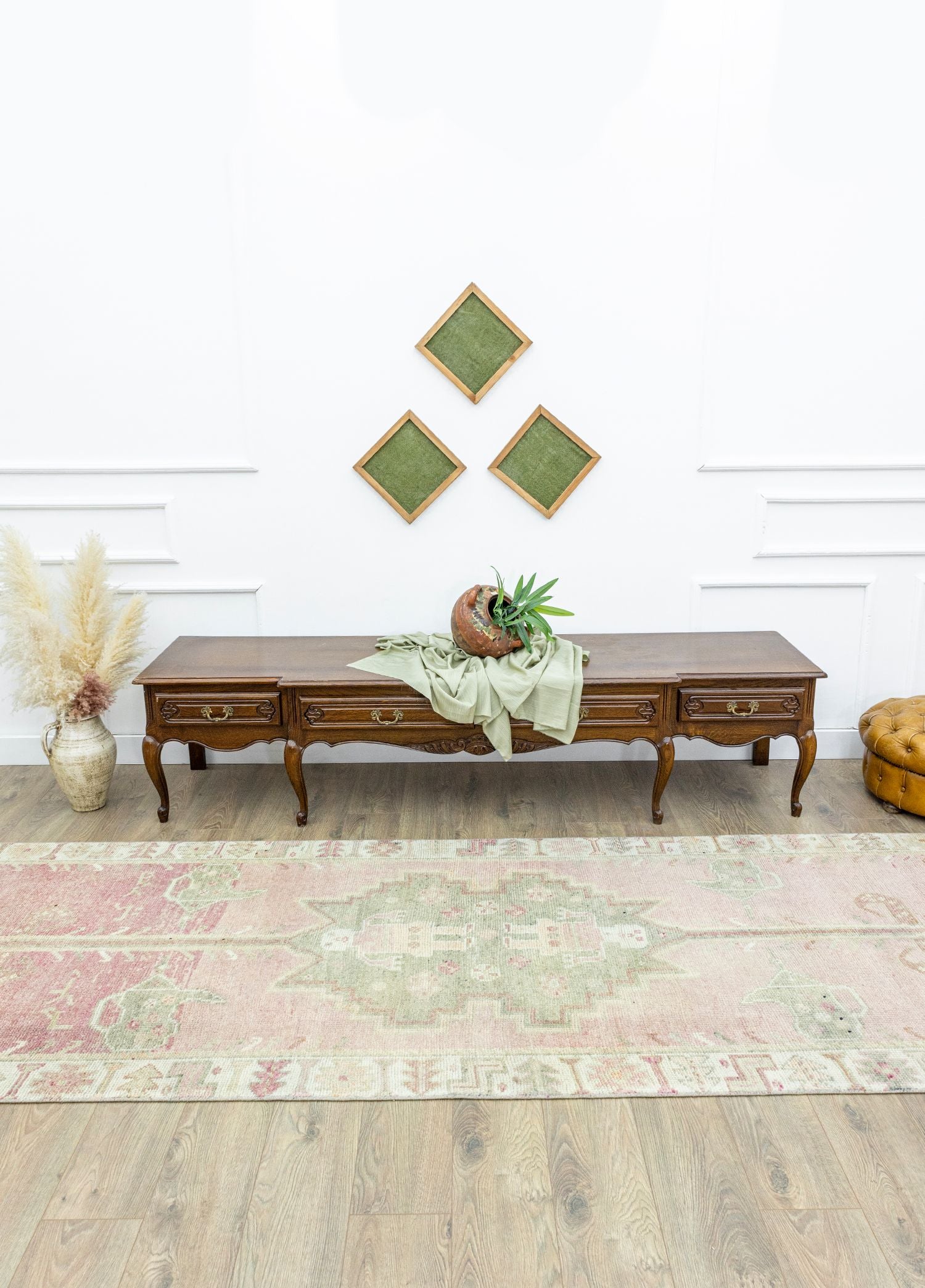 Soho Antiq-Airat Pastel Renkli El Dokuma Herki Yolluk 116x414 Cm-Halı-2-Milagron.com