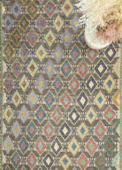 Soho Antiq-Akasya Geometrik Tasarımlı Yün Cicim Kilim 135x186 Cm-Halı-3-Milagron.com