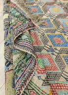 Soho Antiq-Akasya Geometrik Tasarımlı Yün Cicim Kilim 135x186 Cm-Halı-6-Milagron.com