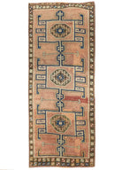 Soho Antiq-Alcea İlkel Desenli Herki Halı Yolluk 150x347 Cm-Halı-1-Milagron.com