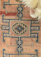 Soho Antiq-Alcea İlkel Desenli Herki Halı Yolluk 150x347 Cm-Halı-3-Milagron.com