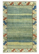 Soho Antiq-Allium El Dokuma Yeşil Azeri Halı 124x187 Cm-Halı-1-Milagron.com