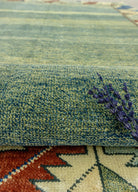 Soho Antiq-Allium El Dokuma Yeşil Azeri Halı 124x187 Cm-Halı-4-Milagron.com