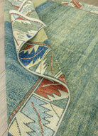 Soho Antiq-Allium El Dokuma Yeşil Azeri Halı 124x187 Cm-Halı-6-Milagron.com