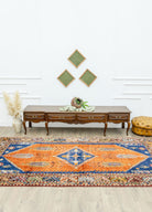 Soho Antiq-Almada El Dokuma Turuncu Dazkırı Halı 165x312 Cm-Halı-2-Milagron.com