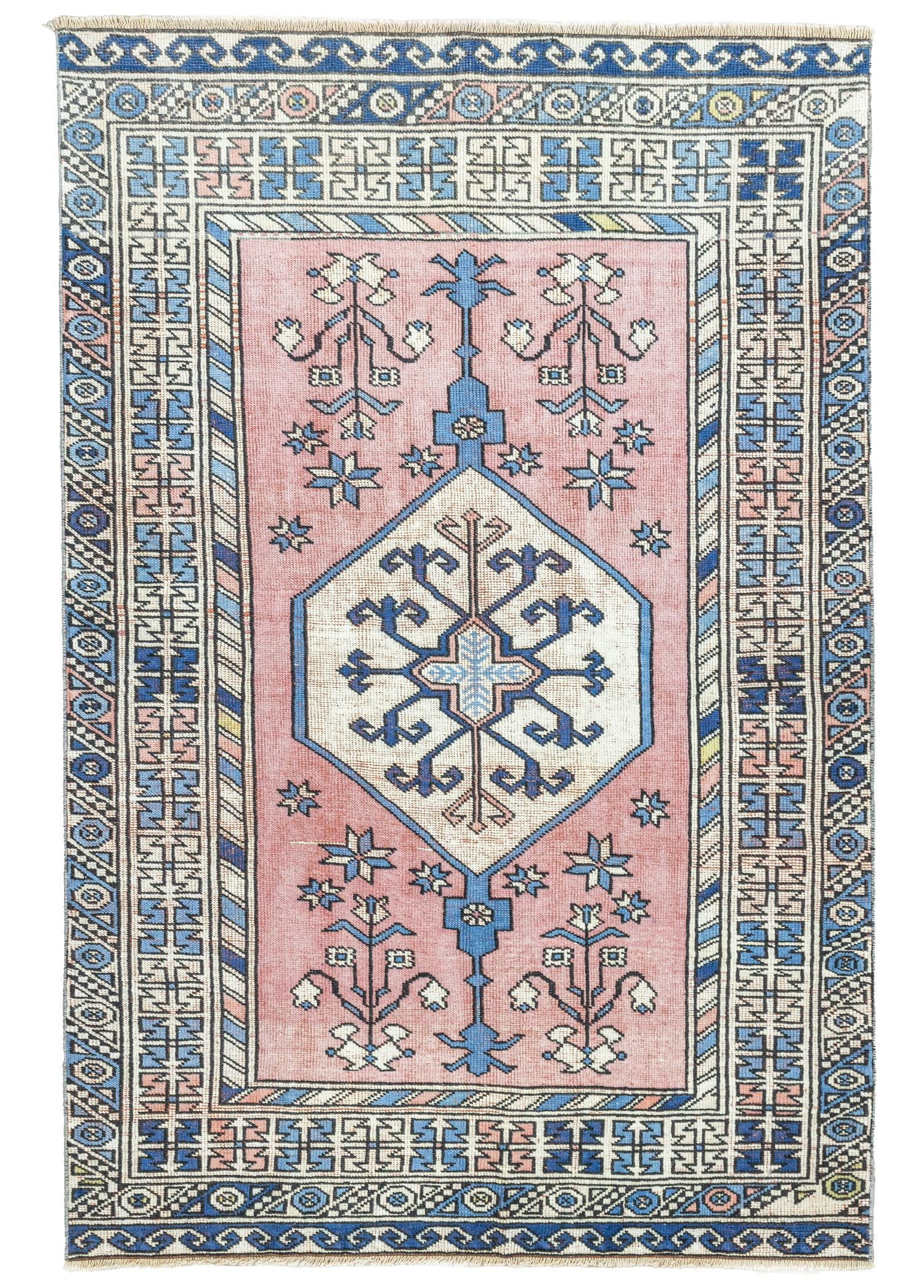 Soho Antiq-Almada El Dokuma Vintage Yün Halı 119x178 Cm-Halı-1-Milagron.com