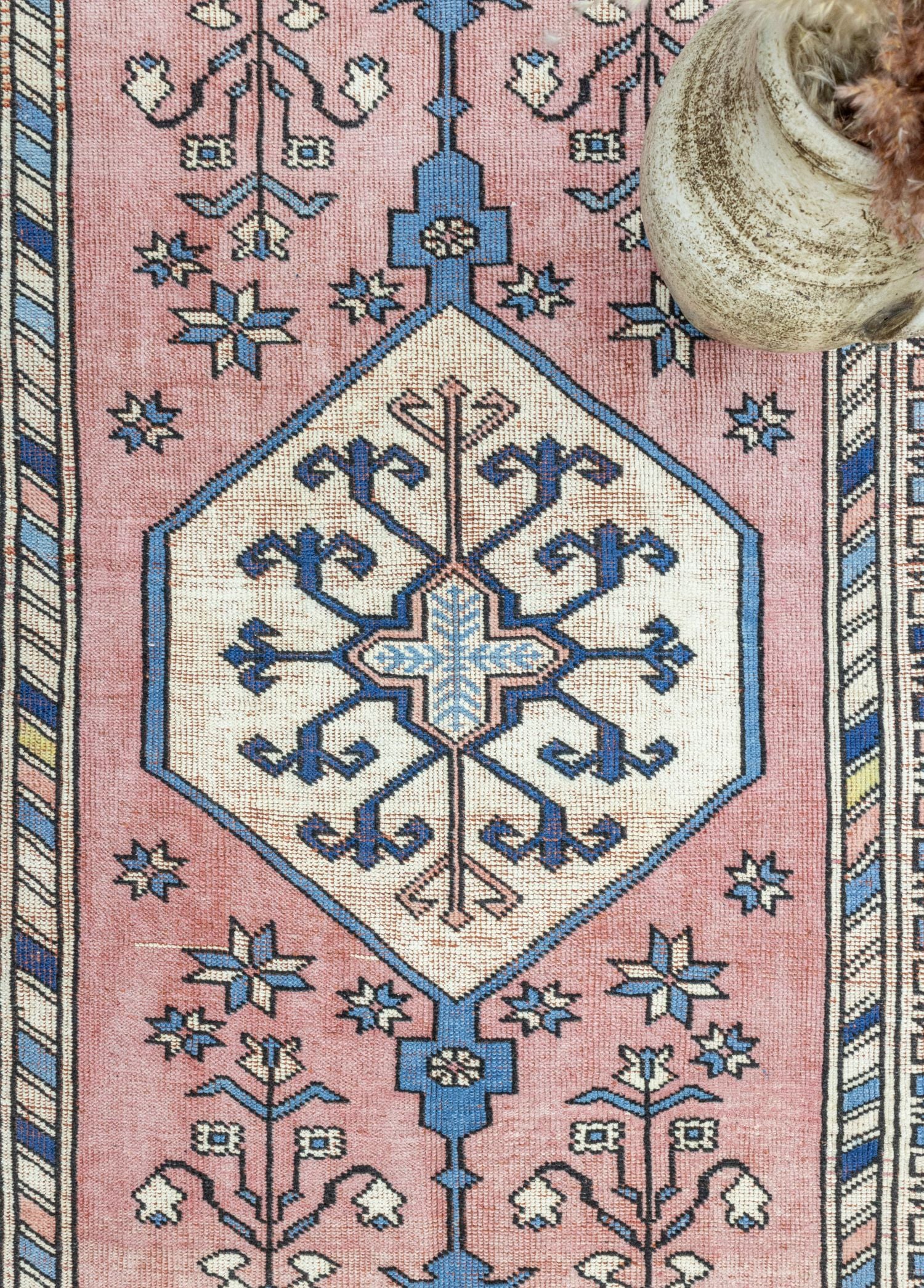 Soho Antiq-Almada El Dokuma Vintage Yün Halı 119x178 Cm-Halı-3-Milagron.com