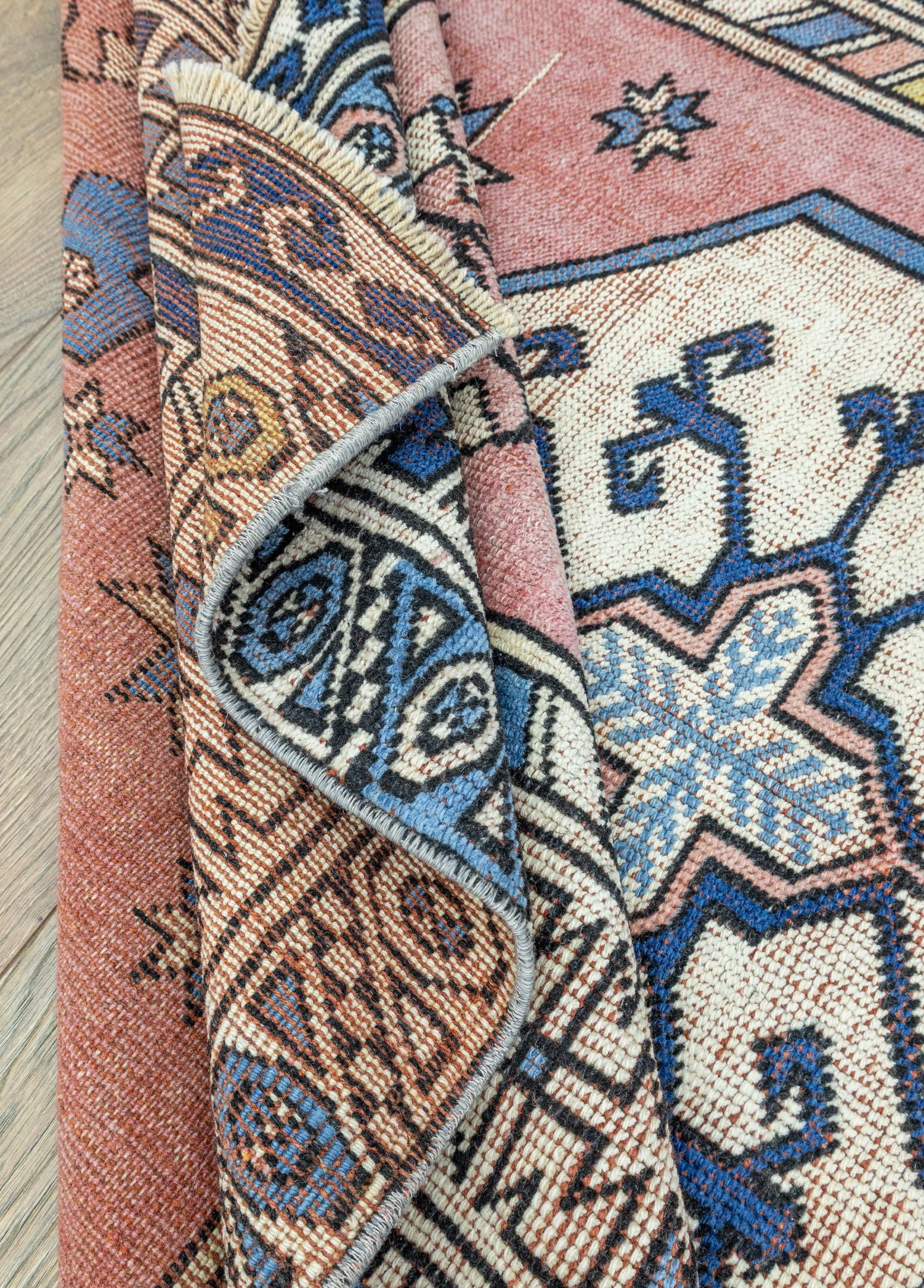 Soho Antiq-Almada El Dokuma Vintage Yün Halı 119x178 Cm-Halı-6-Milagron.com