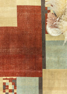 Soho Antiq-Alvand Soyut Tasarımlı El Dokuma Halı 146x188 Cm-Halı-3-Milagron.com