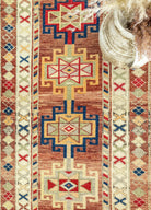 Soho Antiq-Aref Renkli El Dokuma Herki Yolluk 82x361 Cm-Halı-3-Milagron.com