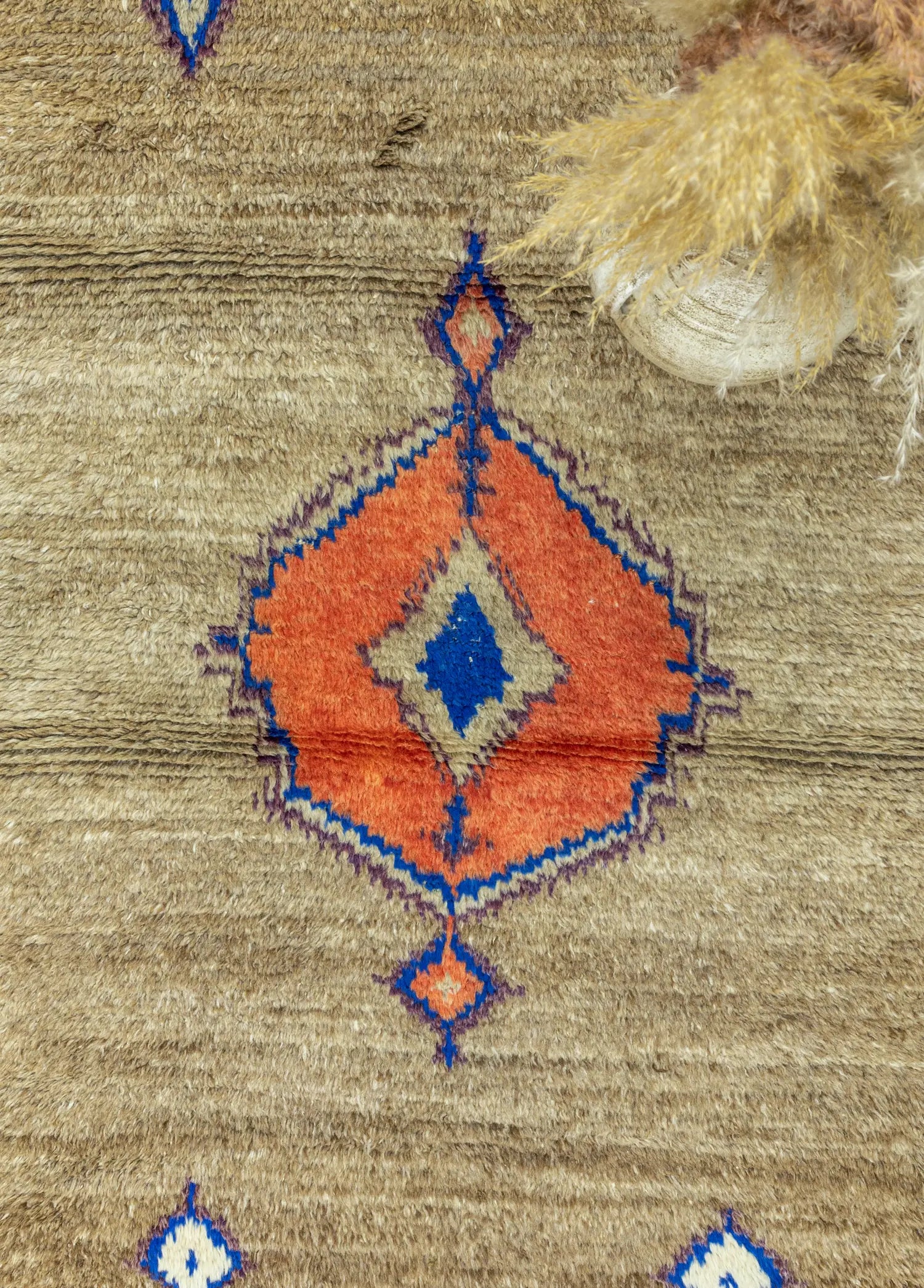 Soho Antiq-Arila İLkel Tasarımlı Tülü Halı 102x172 Cm-3-Milagron.com