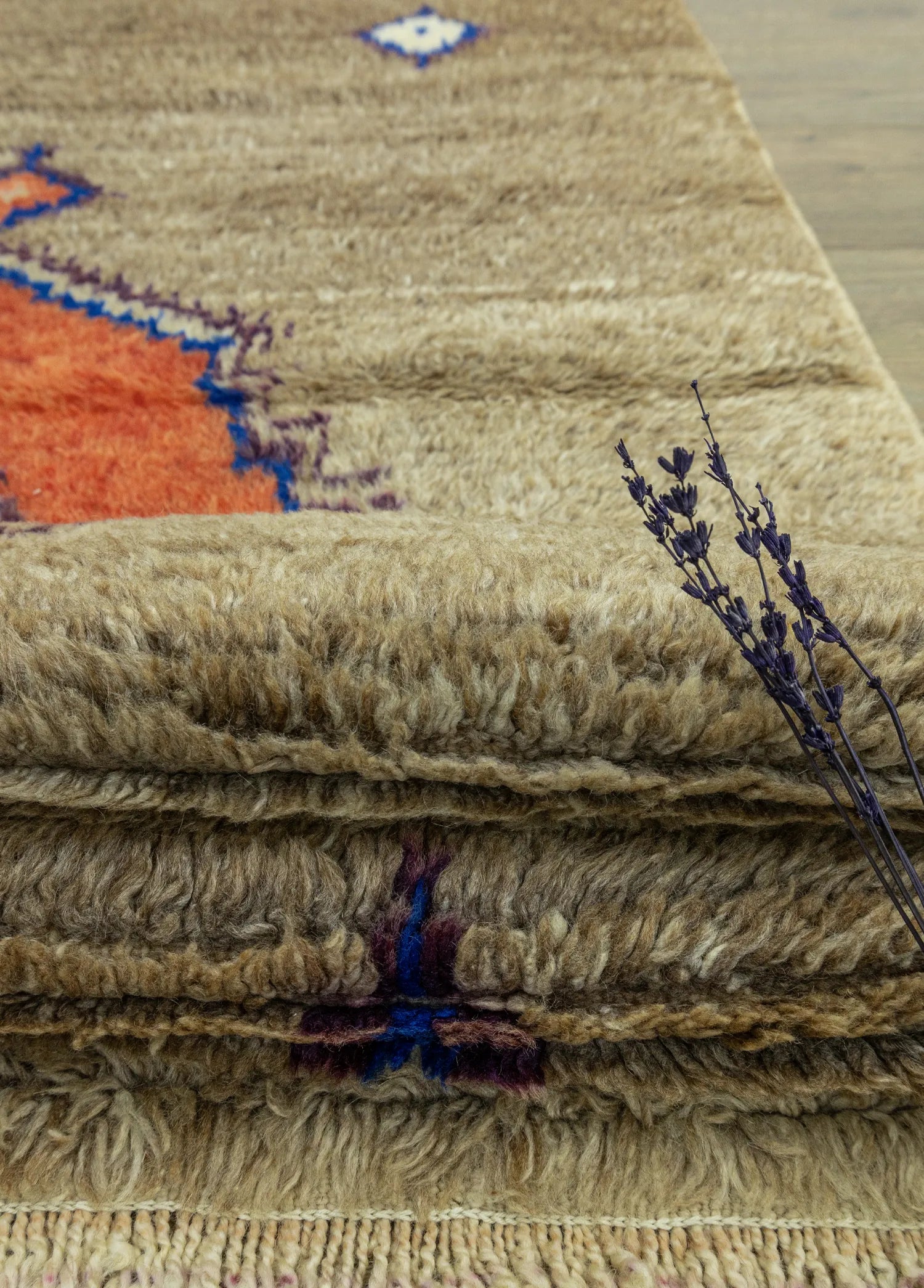 Soho Antiq-Arila İLkel Tasarımlı Tülü Halı 102x172 Cm-4-Milagron.com