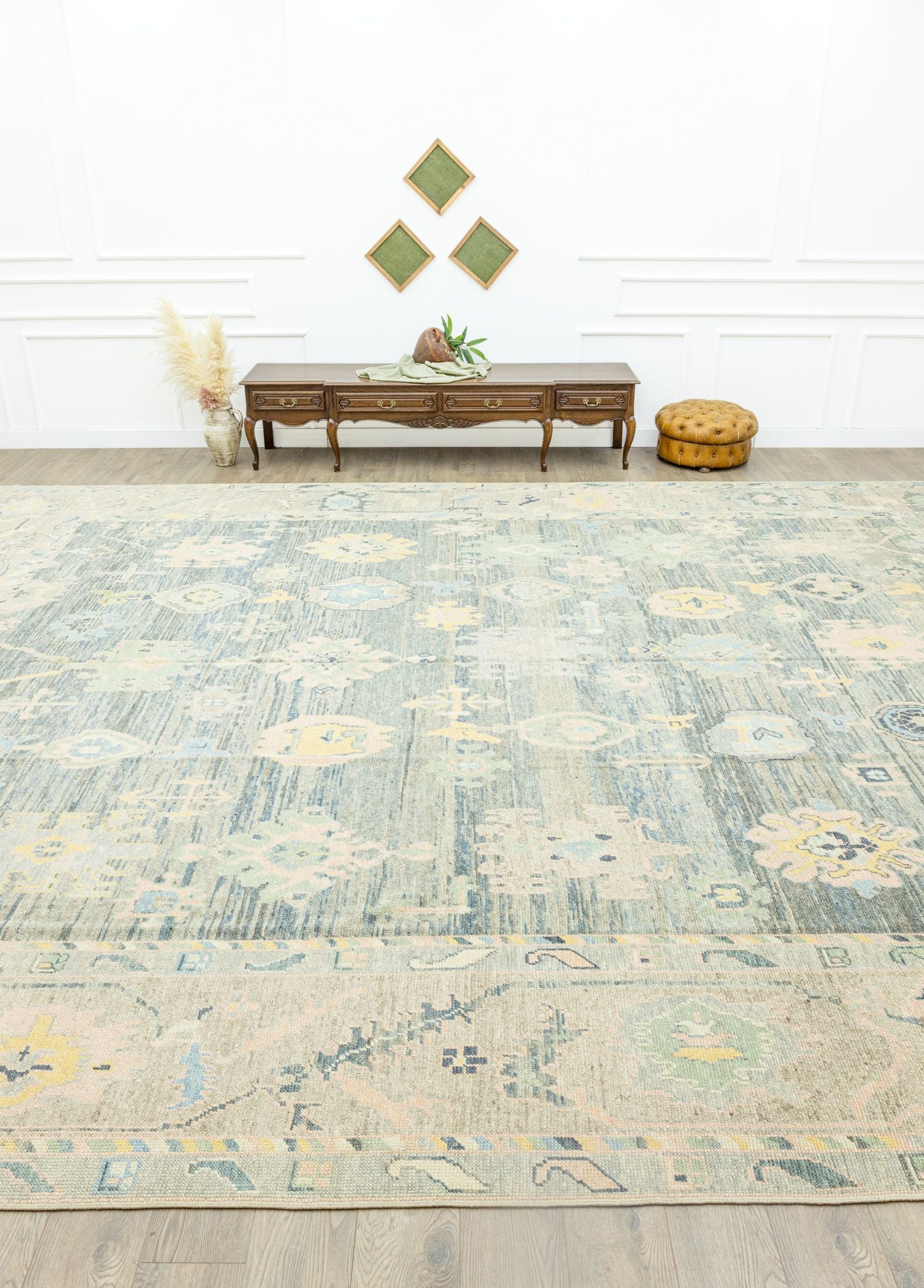 Soho Antiq-Armiya El Dokuma Büyük Uşak Halı 442x588 Cm-Halı-2-Milagron.com