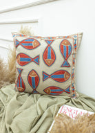 Soho Antiq-Arryn El Yapımı Suzani Kırlent 50x50 Cm-Kırlent-2-Milagron.com