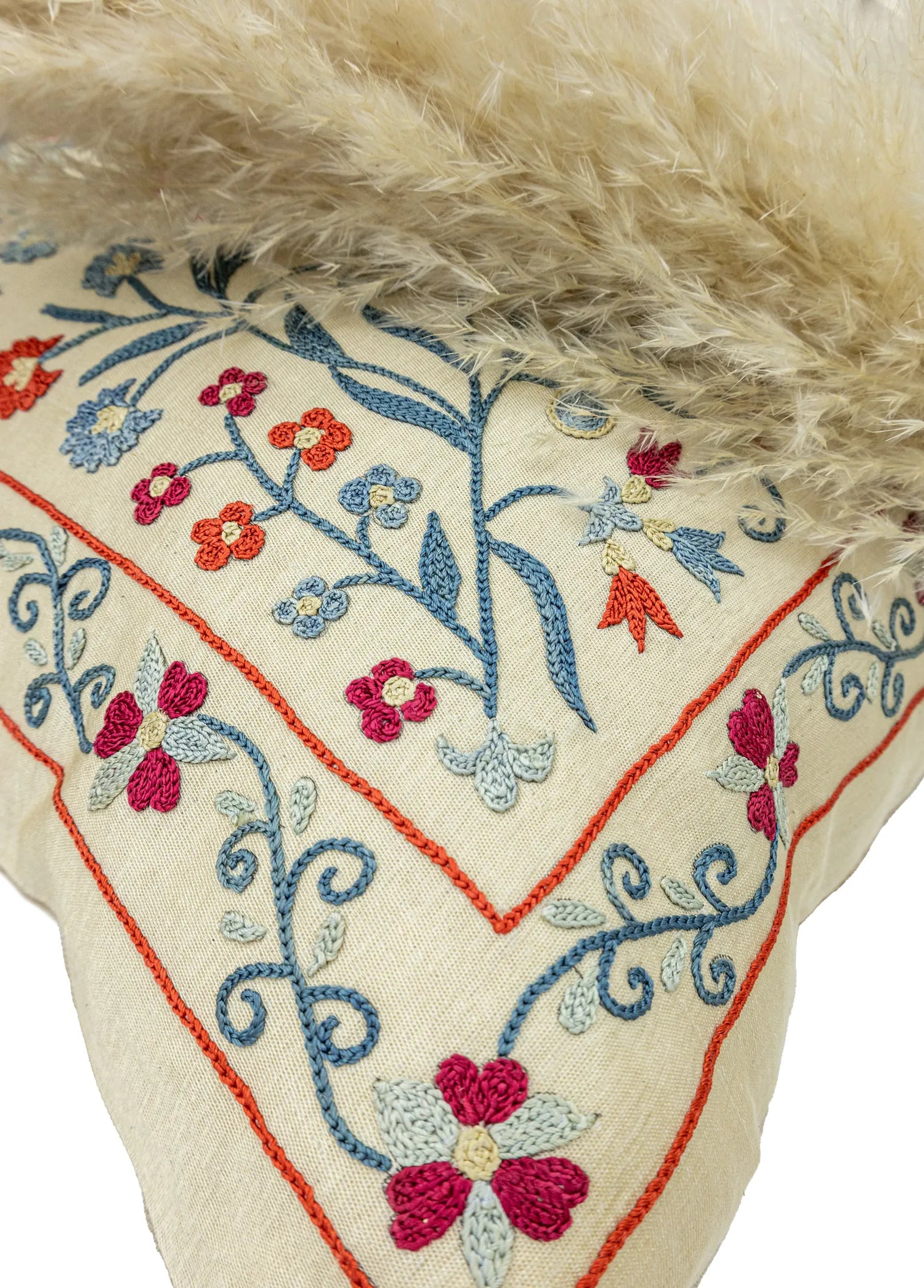 Soho Antiq-Arryn Nar Desenli Kırlent 50x50 Cm-4-Milagron.com