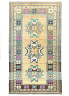 Soho Antiq-Asel Yıldız Desenli El Dokuma Halı 148x260 Cm-Halı-1-Milagron.com