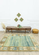 Soho Antiq-Asem Pastel Renkli El Dokuma Halı 190x237 Cm-Halı-2-Milagron.com