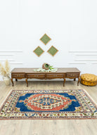 Soho Antiq-Asima El Dokuma Renkli Yün Halı 129x226 Cm-Halı-2-Milagron.com