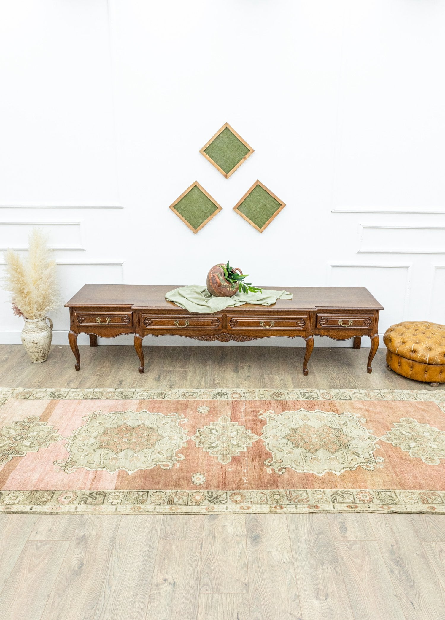 Soho Antiq-Astra El Dokuma Yün Anadolu Halısı 123x315 Cm-Halı-2-Milagron.com