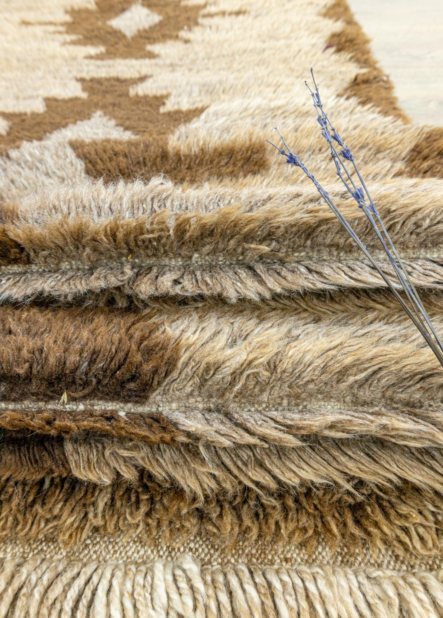 Soho Antiq-Auda El Dokuma Natural Renkli Tülü Yolluk 72x200 Cm-Halı-5-Milagron.com