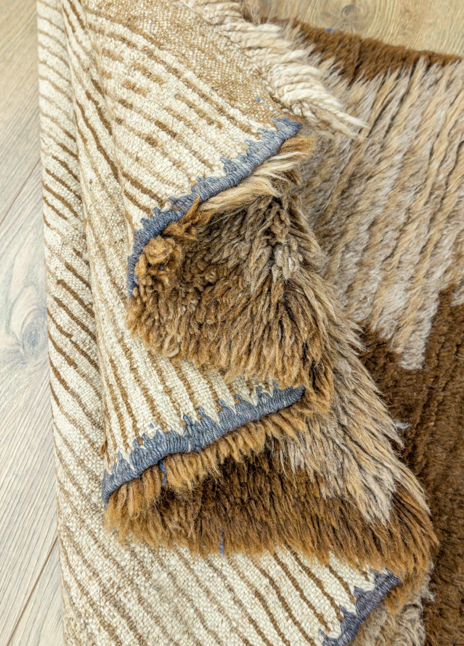 Soho Antiq-Auda El Dokuma Natural Renkli Tülü Yolluk 72x200 Cm-Halı-7-Milagron.com