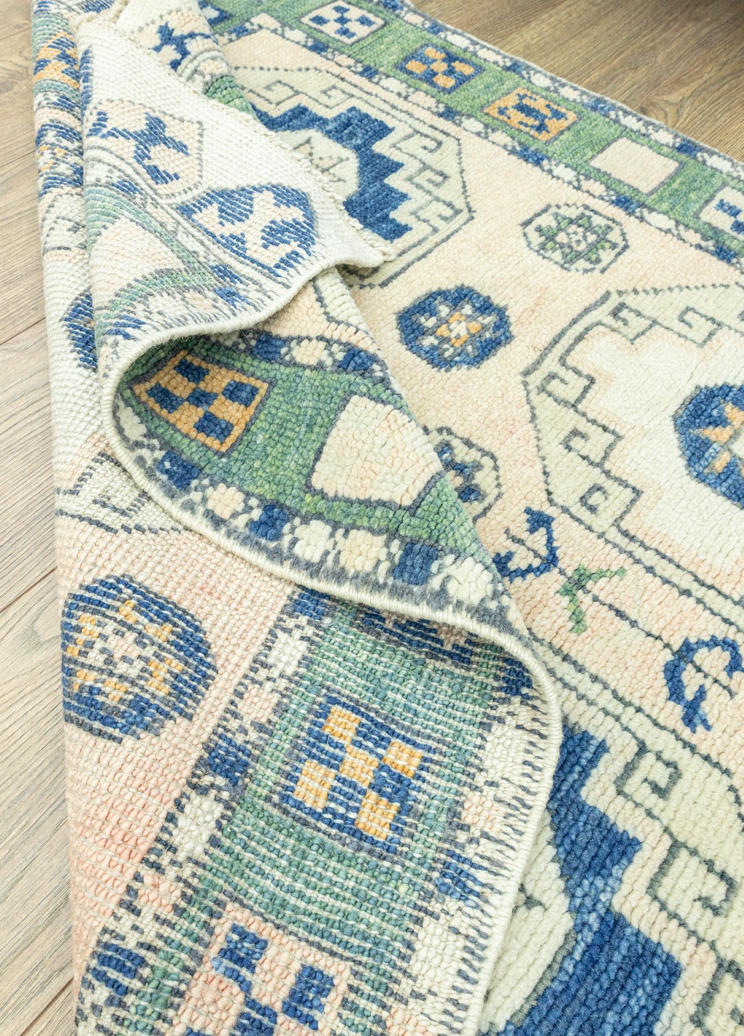 Soho Antiq-Ayaz Rustik Tasarımlı Uşak Halı 110x150 Cm-Halı-6-Milagron.com