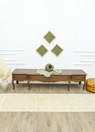 Soho Antiq-Baler Geometrik Desenli El Dokuma Yolluk 84x283 Cm-Halı-2-Milagron.com