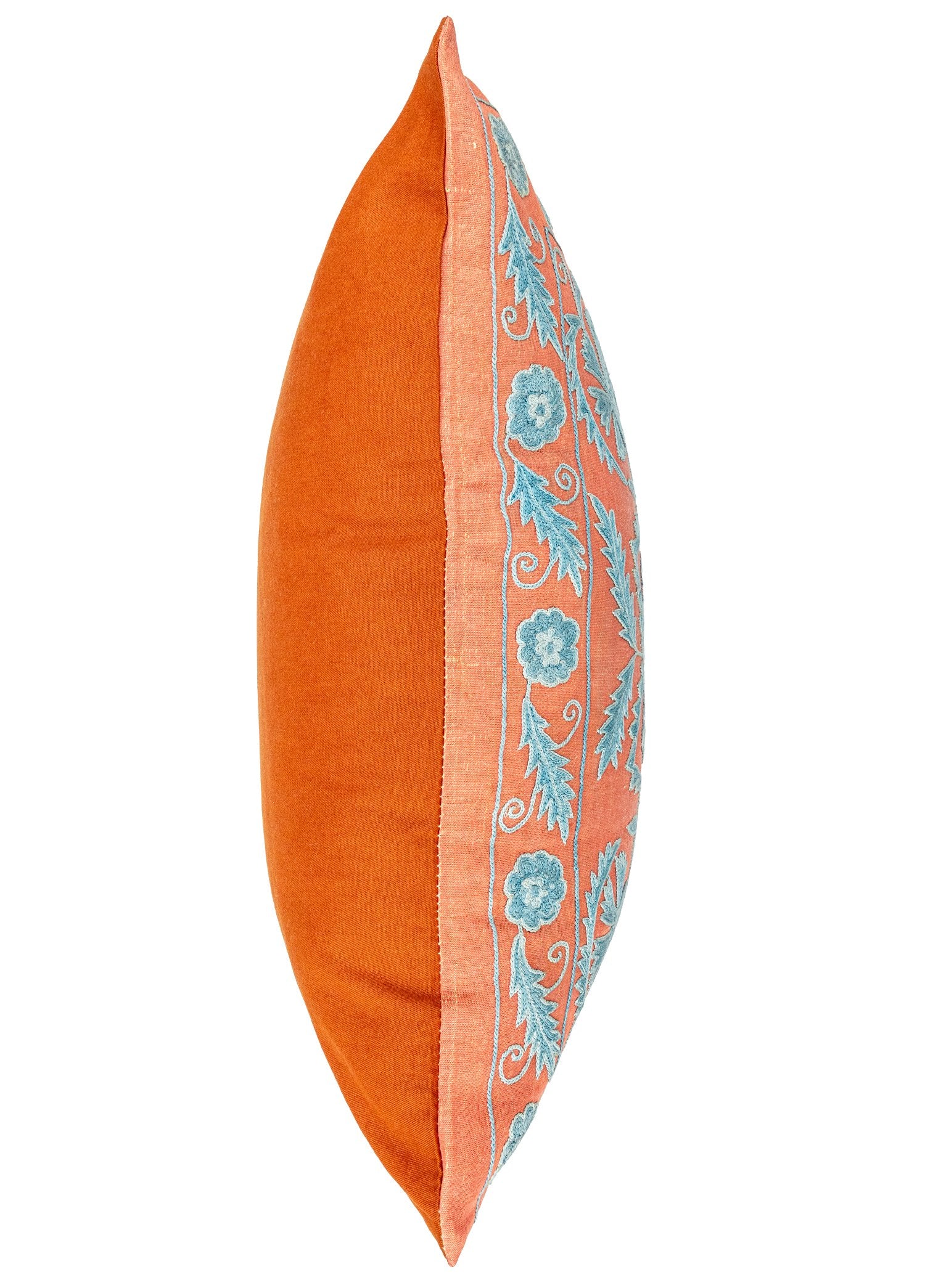 Soho Antiq-Bangu Dekoratif İpek Suzani Kırlent 50x50 Cm-Yastık-6-Milagron.com