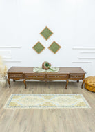 Soho Antiq-Beau Rustik Desenli El Dokuma Yolluk 59x190 Cm-Halı-2-Milagron.com