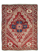 Soho Antiq-Bergama El Dokuma Kırmızı Yün Halı 88x116 Cm-Halı-1-Milagron.com
