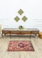 Soho Antiq-Bergama El Dokuma Kırmızı Yün Halı 88x116 Cm-Halı-2-Milagron.com