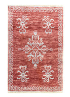 Soho Antiq-Berget Kırmızı El Dokuma Halı 90 x 134 Cm-Halı-1-Milagron.com