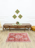 Soho Antiq-Berget Kırmızı El Dokuma Halı 90 x 134 Cm-Halı-2-Milagron.com