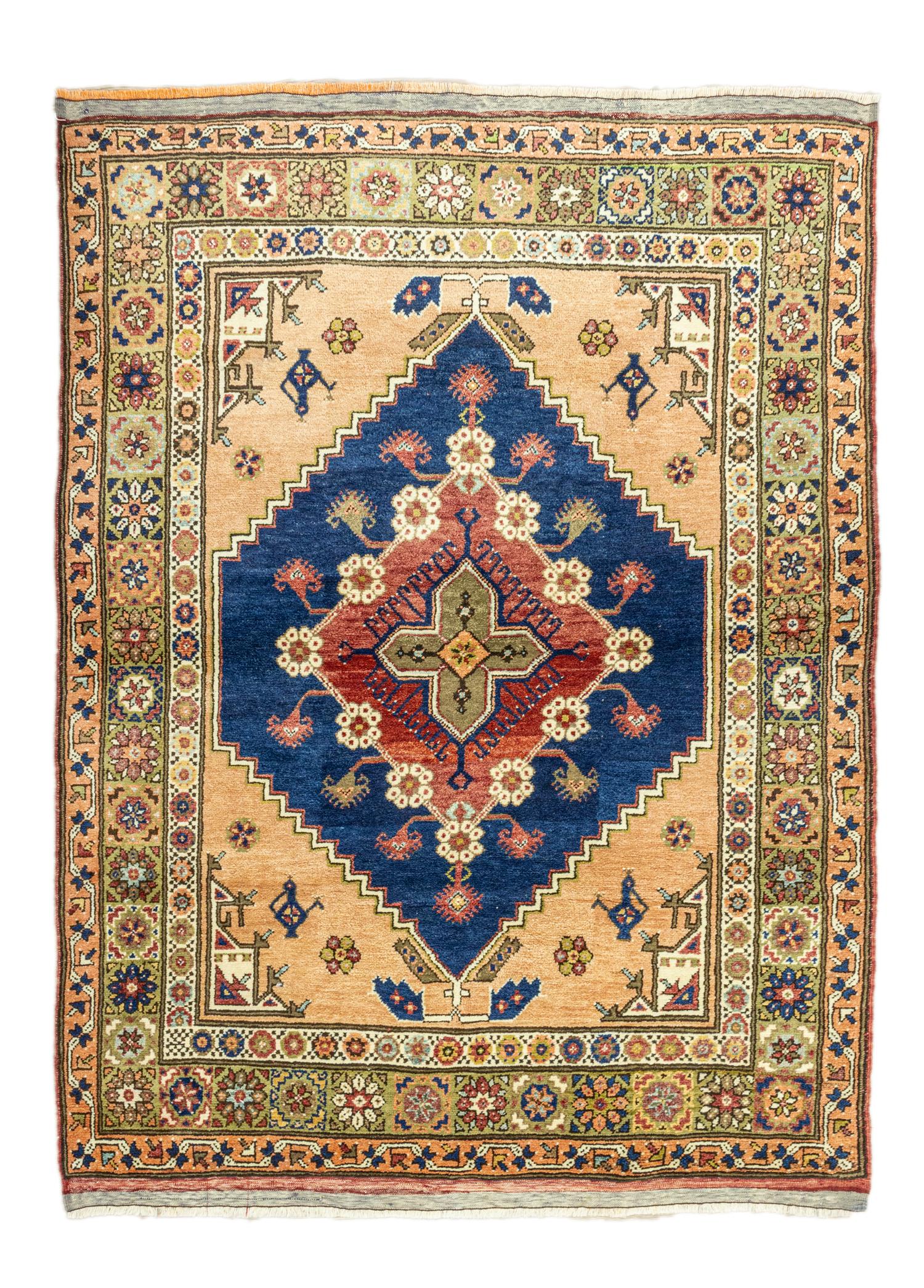 Soho Antiq-Bircand Rustik Tasarımlı Yün Halı 142x188 Cm-Halı-1-Milagron.com