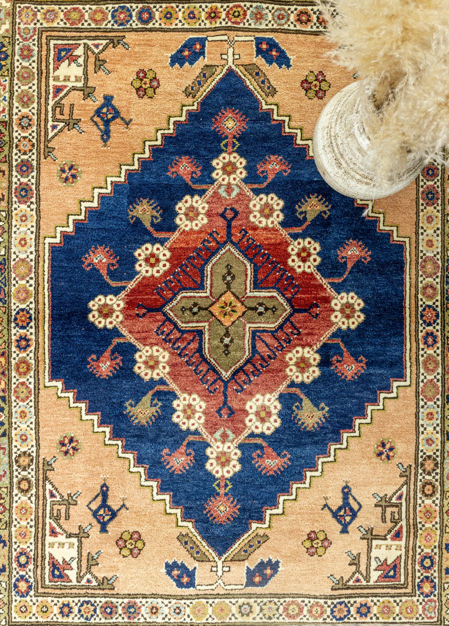 Soho Antiq-Bircand Rustik Tasarımlı Yün Halı 142x188 Cm-Halı-3-Milagron.com