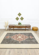 Soho Antiq-Blair Madalyon Tasarımlı El Dokuma Halı 215x290 Cm-2-Milagron.com