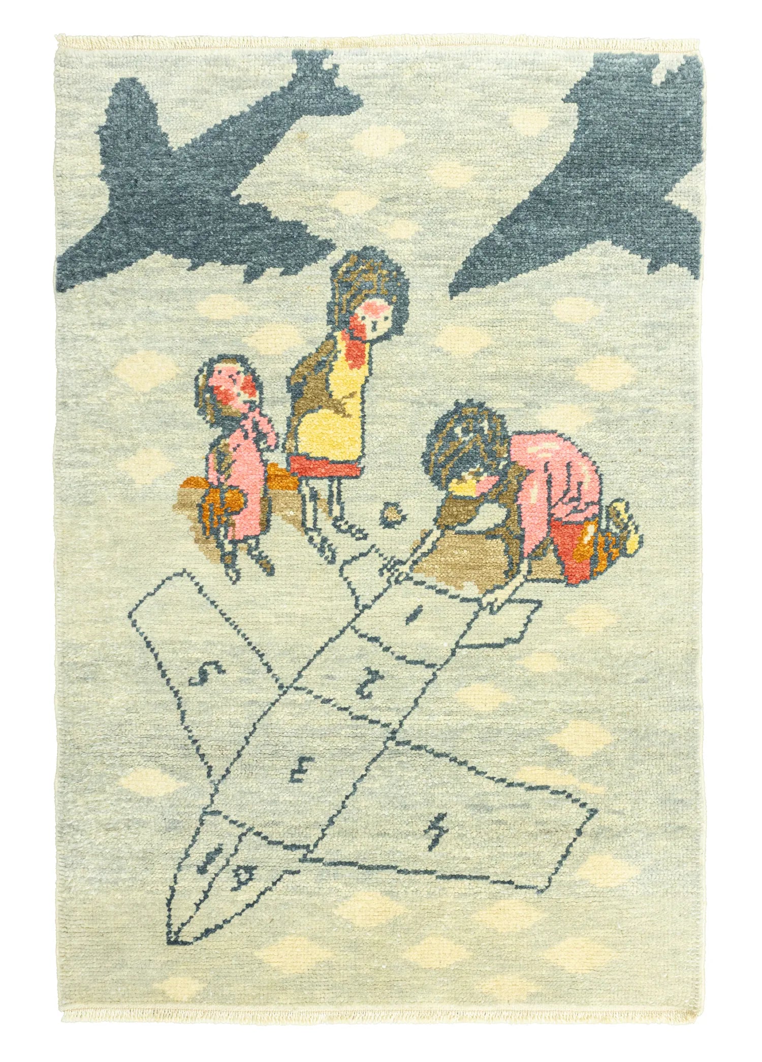 Soho Antiq-Bora Figürlü El Dokuma Uşak Halı 97x140 Cm-1-Milagron.com