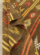 Soho Antiq-Brownish çubuklu üç Kanat Kilim 170x389 Cm-Kilim-6-Milagron.com