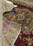 Soho Antiq-Brun Floral Desenli El Dokuma Halı 133x242 Cm-Halı-6-Milagron.com