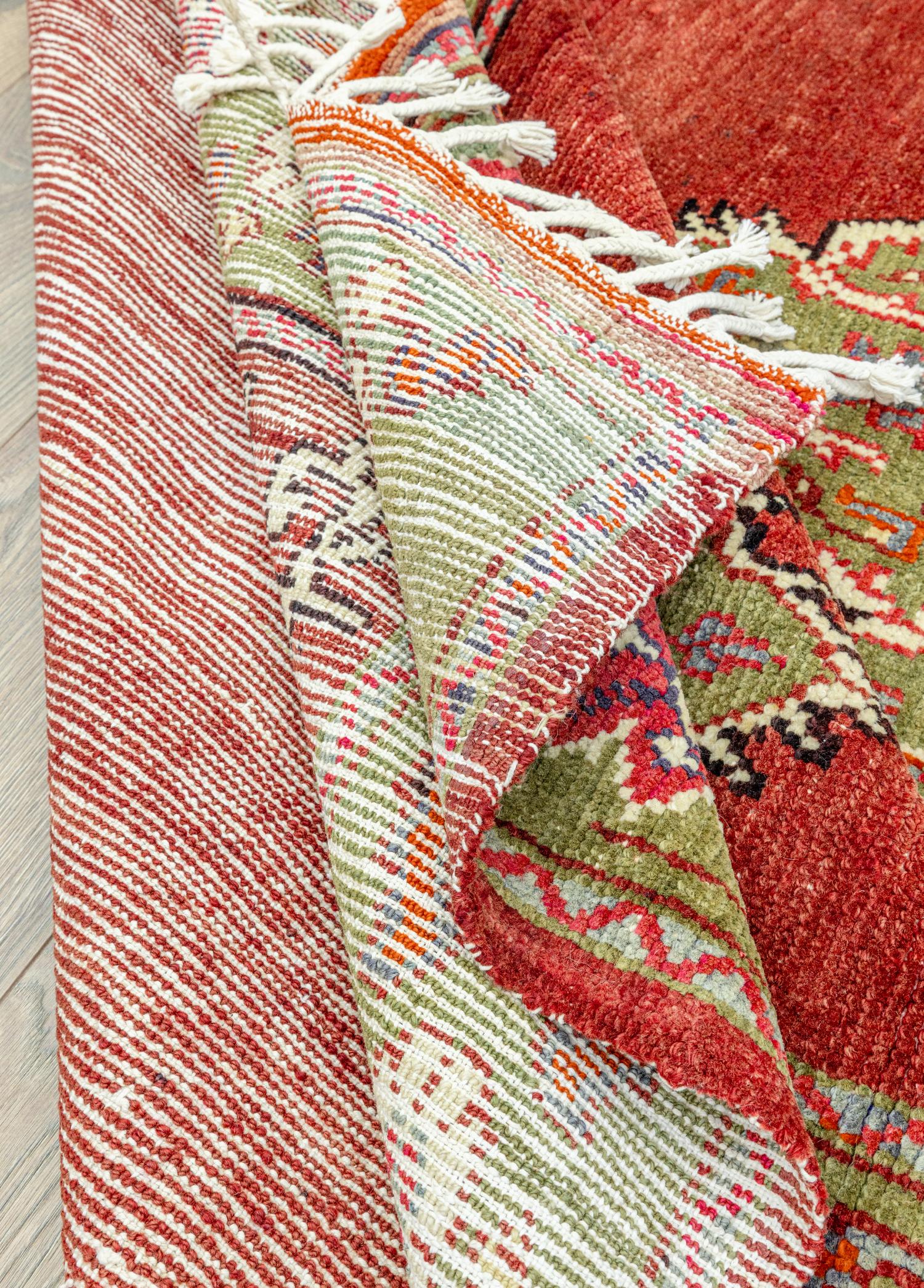 Soho Antiq-Camel Kırmızı El Dokuma Halı 207x286 Cm-Halı-6-Milagron.com