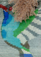 Soho Antiq-Cenker Kuş Desenli Kırlent 60x40 Cm-Kırlent-3-Milagron.com