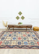 Soho Antiq-Cliff Etnik Tasarımlı Yün Kilim 234x303 Cm-Halı-2-Milagron.com