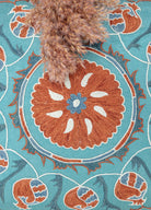 Soho Antiq-Cliff İpek İşlemeli Dekoratif Suzani Yastık 50x50 Cm-Yastık-3-Milagron.com