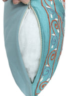 Soho Antiq-Cliff İpek İşlemeli Dekoratif Suzani Yastık 50x50 Cm-Yastık-7-Milagron.com