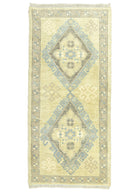 Soho Antiq-Daisy Rustik Desenli Yün Yolluk 67x145 Cm-Halı-1-Milagron.com