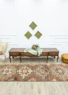 Soho Antiq-Dilemer Geometrik Desenli Herki Yolluk 100x447 Cm-Halı-2-Milagron.com